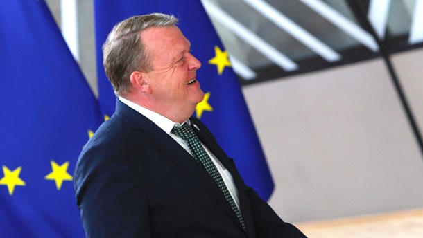 Løkke på den røde løber til sit måske sidste møde med de andre stats- og regeringschefer i EU. 