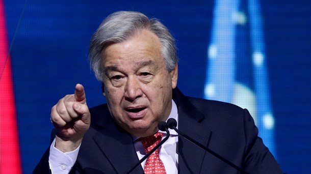 António Guterres: De store CO2-udledere kan ikke længere gemme sig