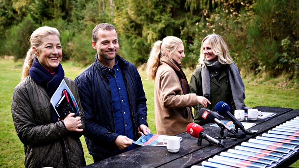 Radikales leder, Morten Østergaard, fremlagde mandag partiets forslag til finansloven for 2020 med partifællerne Sofie Carsten Nielsen, Zenia Stampe og Ida Auken. 