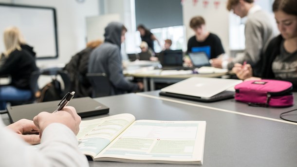 Der skal  formuleres nye bud på fremtidens ungdomsuddannelser, der er tro mod danske uddannelsestraditioner og idealer, skriver en række aktører på uddannelsesområdet. (Foto: Jens Nørgaard Larsen
Credit/Ritzau Scanpix)