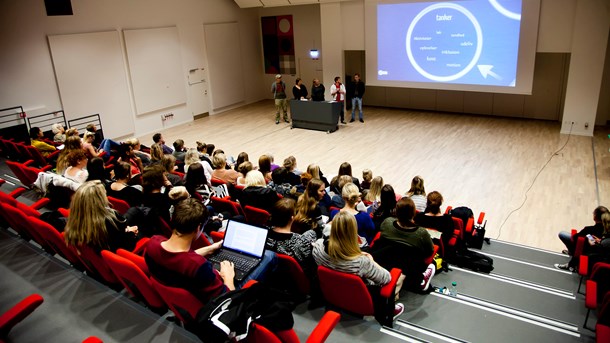 Indfør samtaler og test i forbindelse med kvote 2-optag på de universitetsuddannelser, som har et frafald det første år på over 25 procent, foreslår Lederne. (Foto: Morten Dueholm/Ritzau Scanpix)