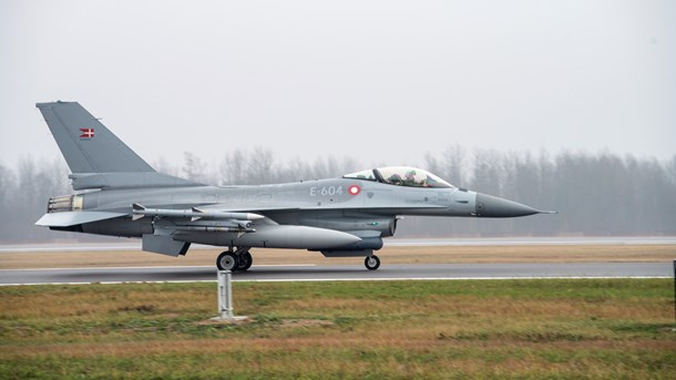 Udenlandsk interesse for brugte danske F-16-fly