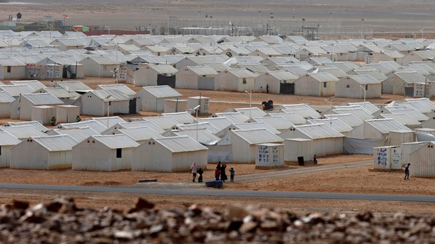 Syriske flygtninge i Azraq-lejren i Jordan vil blandt andet få glæde af bevillingen fra Novo Nordisk Fonden. 