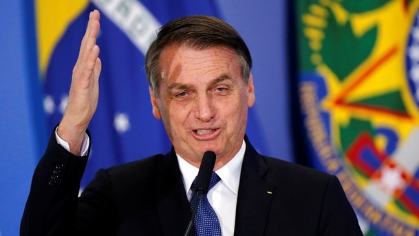 Brasiliens regering, ledet af Jair Bolsonaro, ønsker at lovliggøre millioner af hektar landområder, hvor offentlig skov er blevet ryddet ulovligt indtil 2018, skriver Kristine Clement. (Foto: Adriano Machado/Reuters/Ritzau Scanpix))