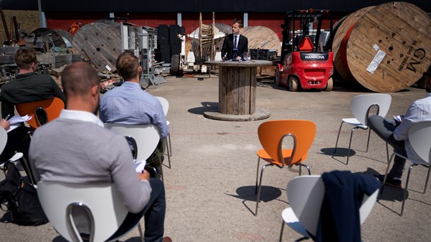 Beskæftigelsesminister Peter Hummelgaard (S) fremlagde onsdag regeringens opkvalificeringsudspil.