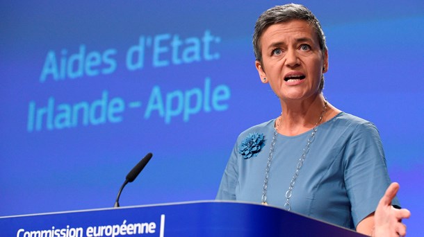 Vestager taber milliardskattesag til Apple