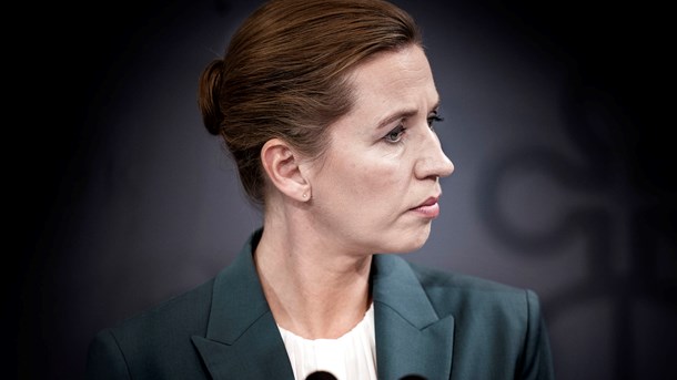 Mette Frederiksen til pressemøde i Spejlsalen 10. marts. Dagen før nedlukningen af Danmark.