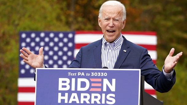 Joe Biden var vicepræsident Barack Obama's vicepræsident fra 2009 til 2017. Nu har han gode chancer for selv at blive præsident.