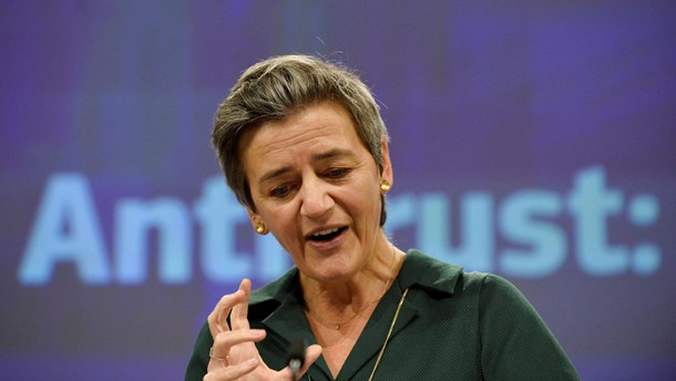 Vestager vil stramme grebet om techgiganterne