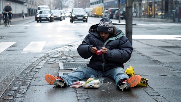 Migranter på gaden er i lige så høj grad udsat for smitte og kan i lige så høj grad smitte som danske statsborgere, skriver en række socialsygeplejersker fra Region H. (Foto: Arthur J. Cammelbeeck/Altinget)