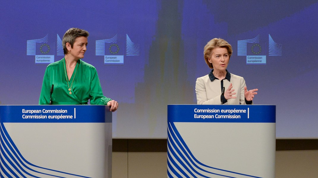 Der er ikke tvivl om, at EU-Kommissionens
formand Ursula von der Leyen flankeret af blandt andet Margrethe Vestager tager digital udvikling alvorligt, men der mangler en ny vision, skriver Anders
Thomsen.