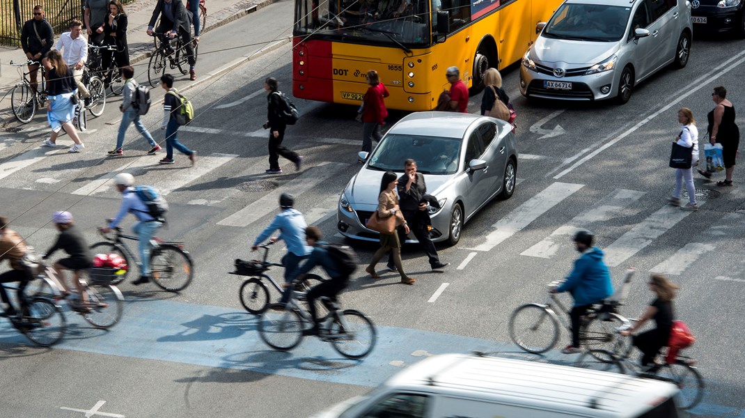 Ture til fods og på cykel skal udgøre 55 procent af alle ture i København i 2025. Sådan lyder en af 20 sigtelinjer i nyt udspil fra Socialdemokratiet i København.