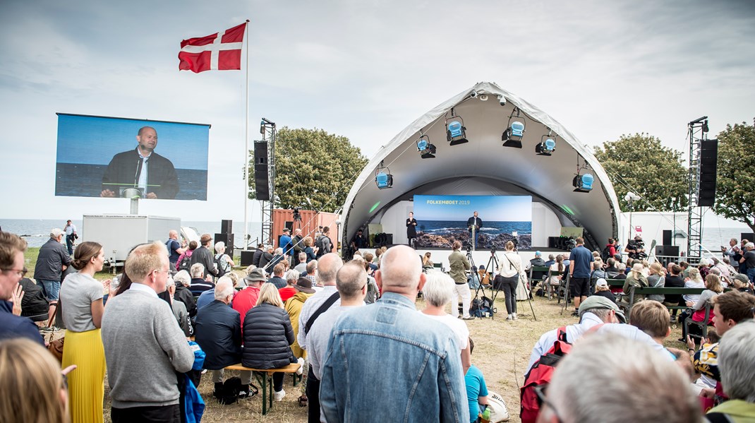 Folkemødet gennemfører med publikum