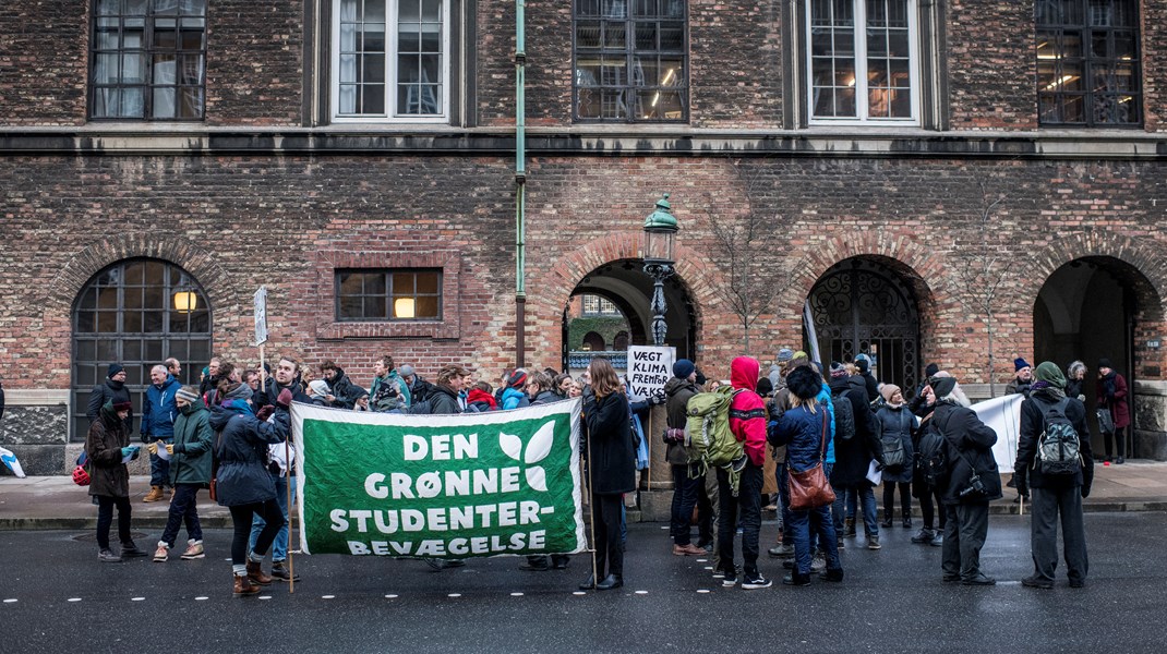 Den Grønne Studenterbevægelse: Regeringens infrastrukturplan efterlader den grønne omstilling i grøftekanten