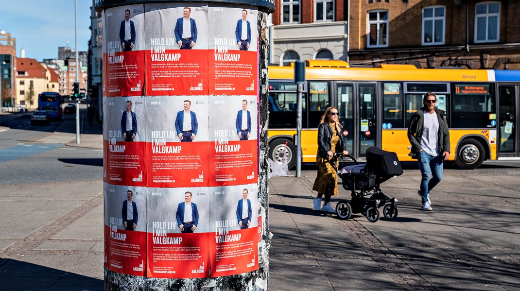 Modkampagnen på billedet blev skabt som replik til borgmesterens egen kampagne, der mest af alt virkede som propaganda, ifølge Roger Buch. 