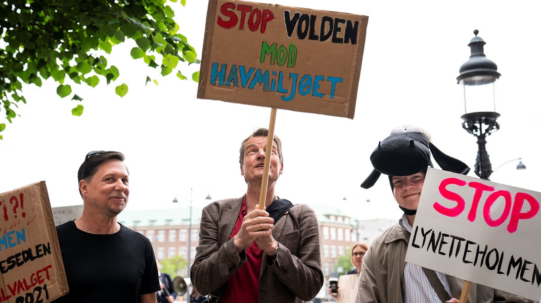 Modstandere af byggeprojektet Lynetteholm lancerer protestråd