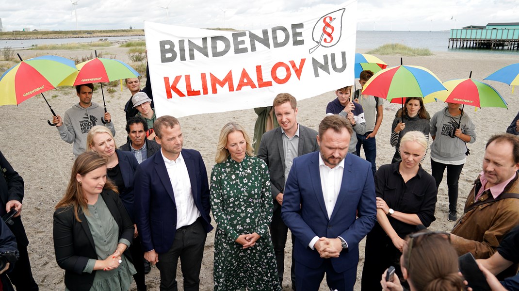 Politikerne har siden de første drøftelser af Klimaloven fremhævet, at loven skal bygge på handlepligt, og at Danmark skal være et foregangsland i den internationale klimaindsats.