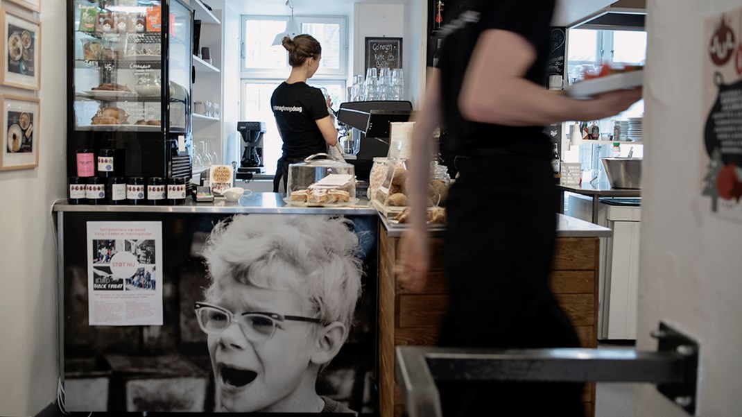 Socialøkonomiske virksomheder som Cafe Sonja i Saxogade savner politisk opmærksomhed på deres rammevilkår. 