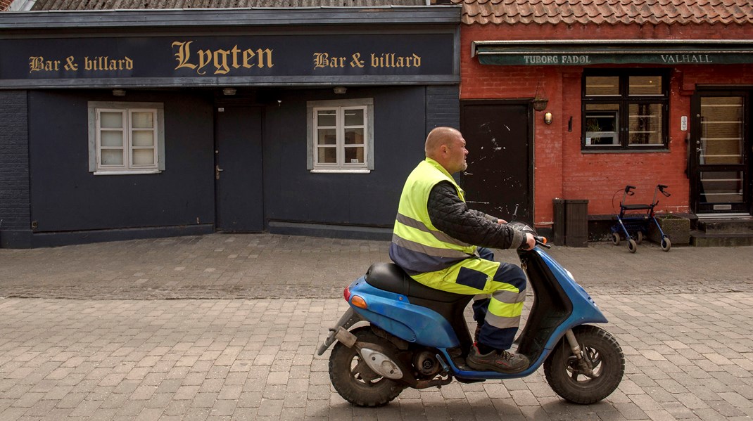 Langt flere på førtidspension flytter til end fra kommuner som Lolland, Langeland og Haderslev, som i forvejen har en høj andel af borgere på førtidspension. (Arkivfoto)