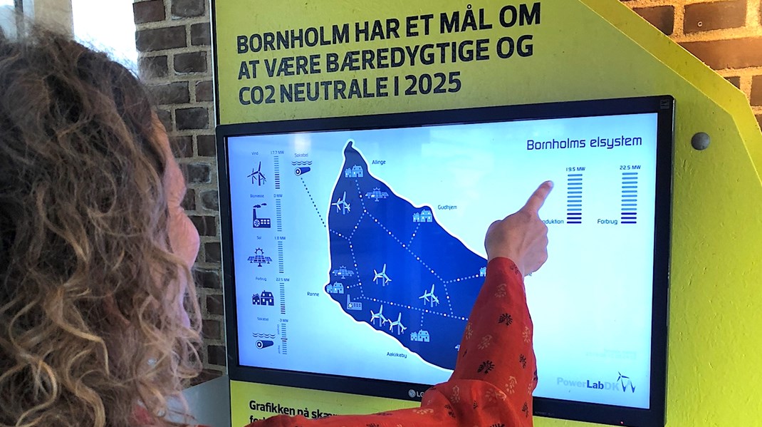 Bornholm er en af foreløbig to udpegede energiøer. 