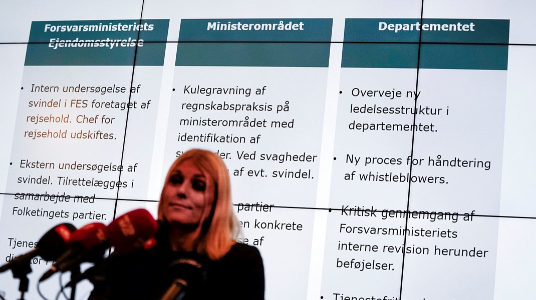 Forsvarsministeriet har endevendt processer for indkøb og betalinger for at gardere sig bedst mulig mod svindel og utilsigtede fejl i fremtiden.