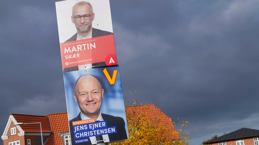 I Vejle Kommune udfordres den siddende borgmester, Jens Ejner Christensen, af  socialdemokraten Martin Sikær, som har landspolitisk medvind. Magten kan skifte, lyder det fra erfaren Vejles mest erfarne politiske journalist. 