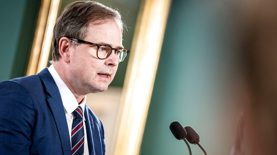 Finansminister Nicolai Wammen (S) vil holde 