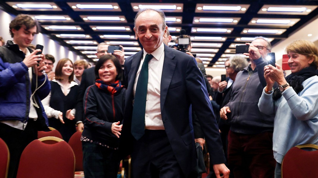 Højreradikale Éric Zemmour stiller op til det franske præsidentvalg