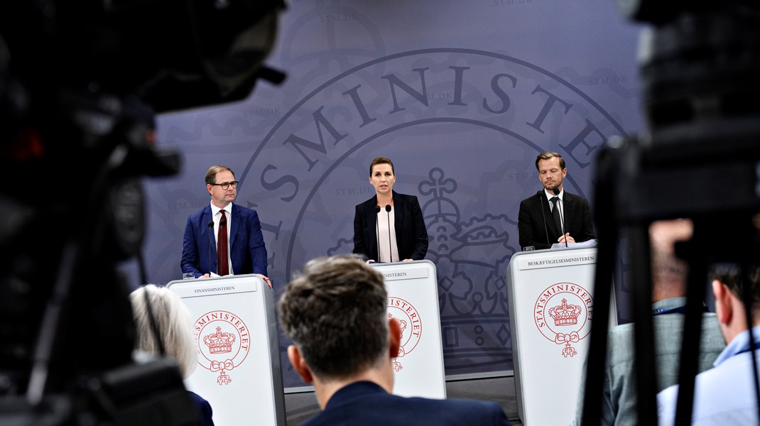 Statsminister Mette Frederiksen (S), finansminister Nicolai Wammen (S) og beskæftigelsesminister Peter Hummelgaard (S) præsenterede i starten af september regeringens reformudspil. Først nu er forhandlingerne om at øge arbejdsudbuddet i gang.