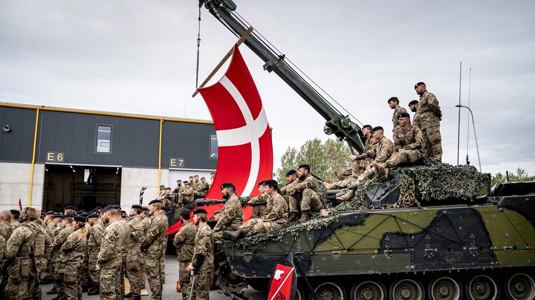 Danske soldater på Tapa Army Base i Estland, under et besøg fra statsministeren 11. september 2020, hvor cirka 200 danske soldater, er udstationeret som en del af NATO’s fremskudte tilstedeværelse i Polen og Baltikum.