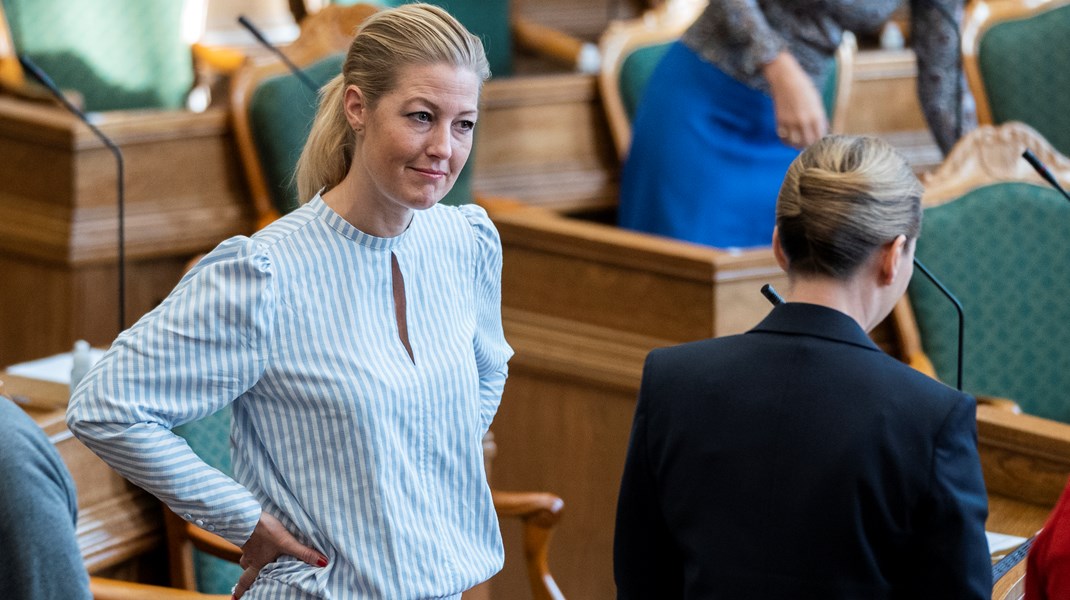 Da Sofie Carsten Nielsen sagde tak for sidst til Mette Frederiksen