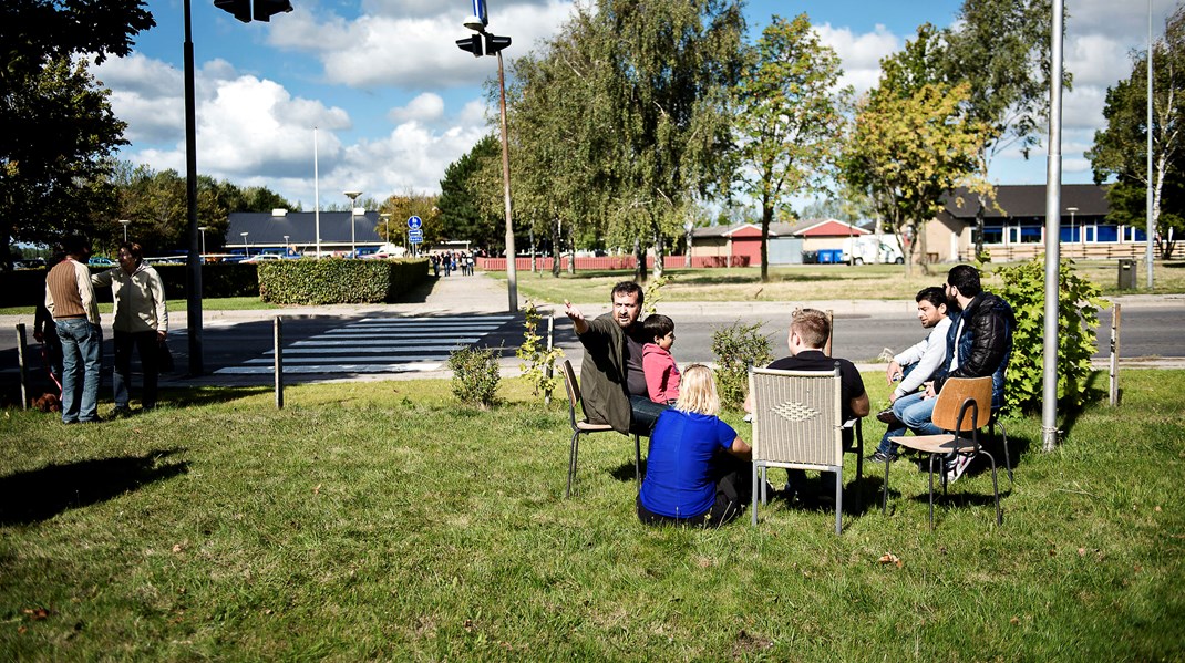 Det er syv år siden, at et antal større ngo'er sidst gik sammen med DR og TV 2 om et ekstraordinært indsamlingsshow. Dengang var indsamlingens formål støtte til de mange syriske flygtninge fra krigen, hvoraf en del kom til Danmark. Her i Rødbyhavn i september 2015. Arkivfoto