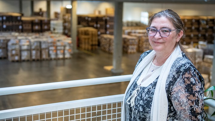 Verdenslageret i Nordhavn har fokus på, hvordan man kan optimere logistikken omkring nødhjælp, fortæller Elena Trajkovska.