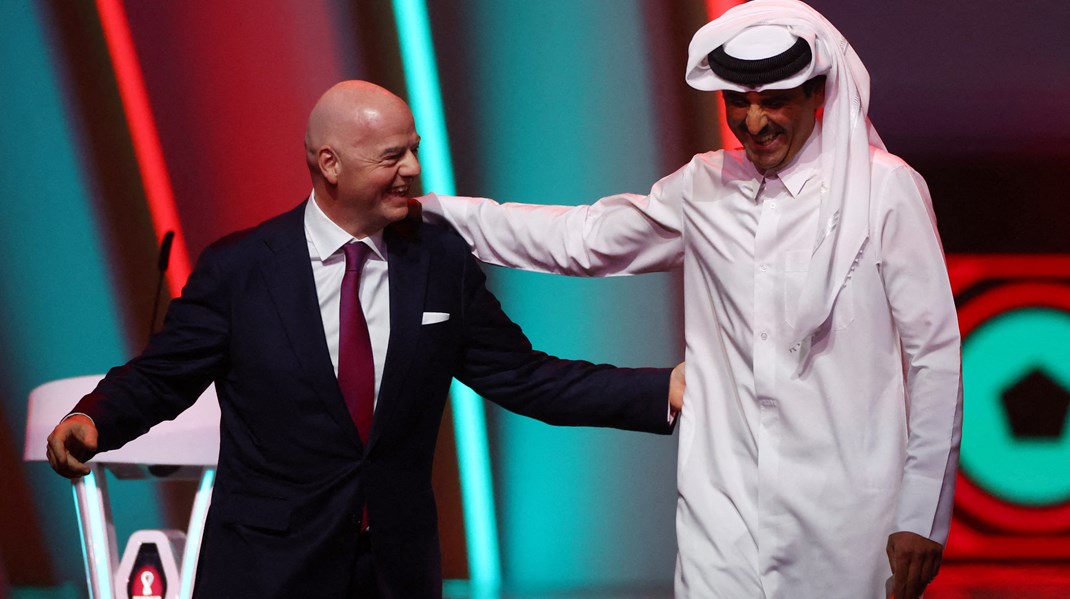 FIFA-præsident Gianno Infantino er en nøglefigur, hvis den kritiske dialog med Qatar skal bære frugt.