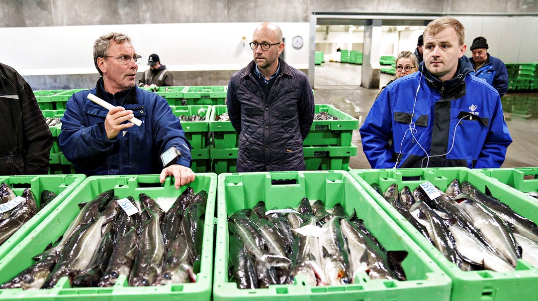 Fiskeriministeriet var mandag 2. maj rykket til Hanstholm Havn for én dag. 