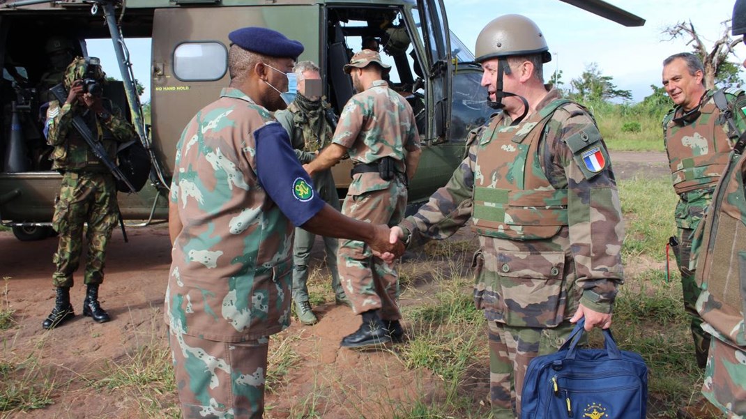 Ved udgangen af april besøgte Hervé Bléjean EU's nyeste træningsmission i Mozambique.