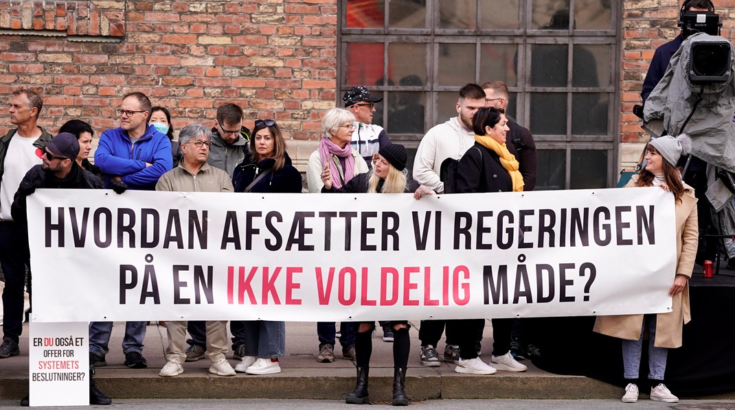 Demonstration ved Folketingets åbning den 4. oktober 2022