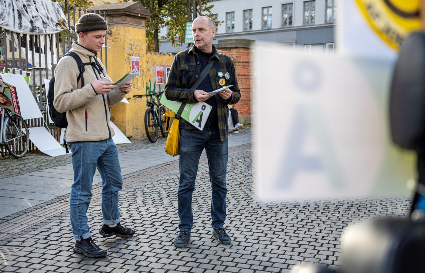 Førstegangsvælgeren Jacob Frydendal er glad for, at han endelig har mulighed for at sætte sit første kryds ved liste Å. Han synes det var 