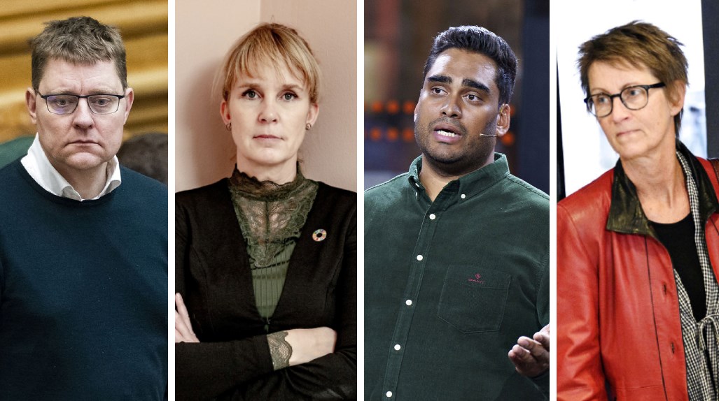 Rasmus Helveg Petersen, Kathrine Olldag, Sikandar Siddique og Susanne Zimmer ryger ud af Folketinget.