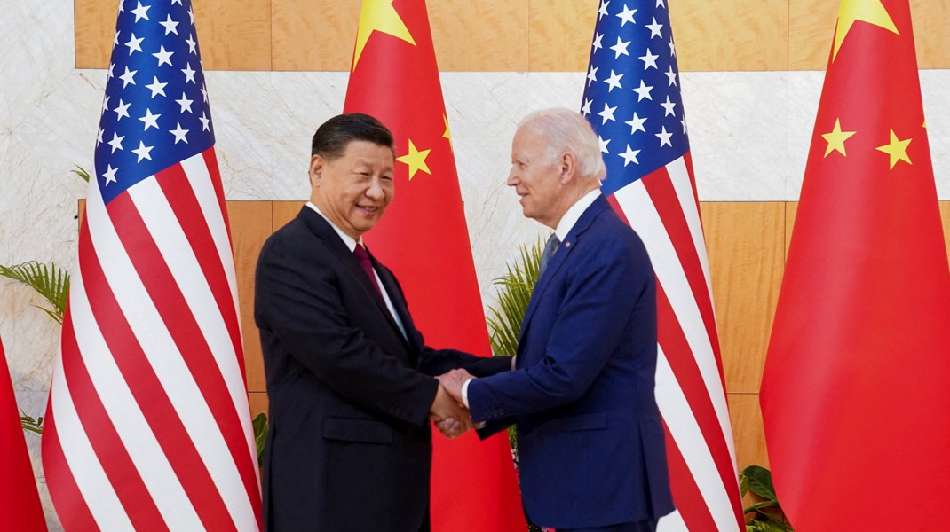 Kinaekspert: Lunt møde på Bali smelter ikke kold krig mellem Joe Biden og Xi Jinping