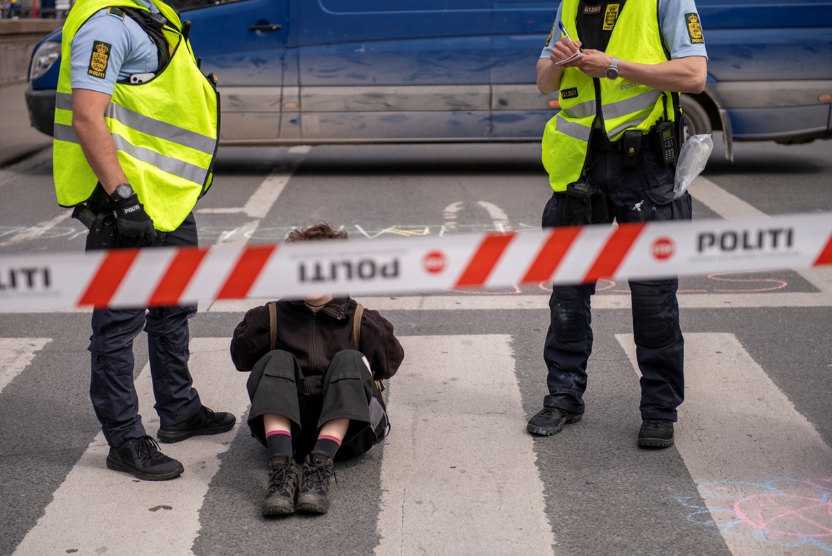 Demonstranter havde forberedt sig på frihedsberøvelse, dertil var der udleveret sedler, som skulle bruges ved anholdelse eller sigtelse og bruges ved videre rettergang.  