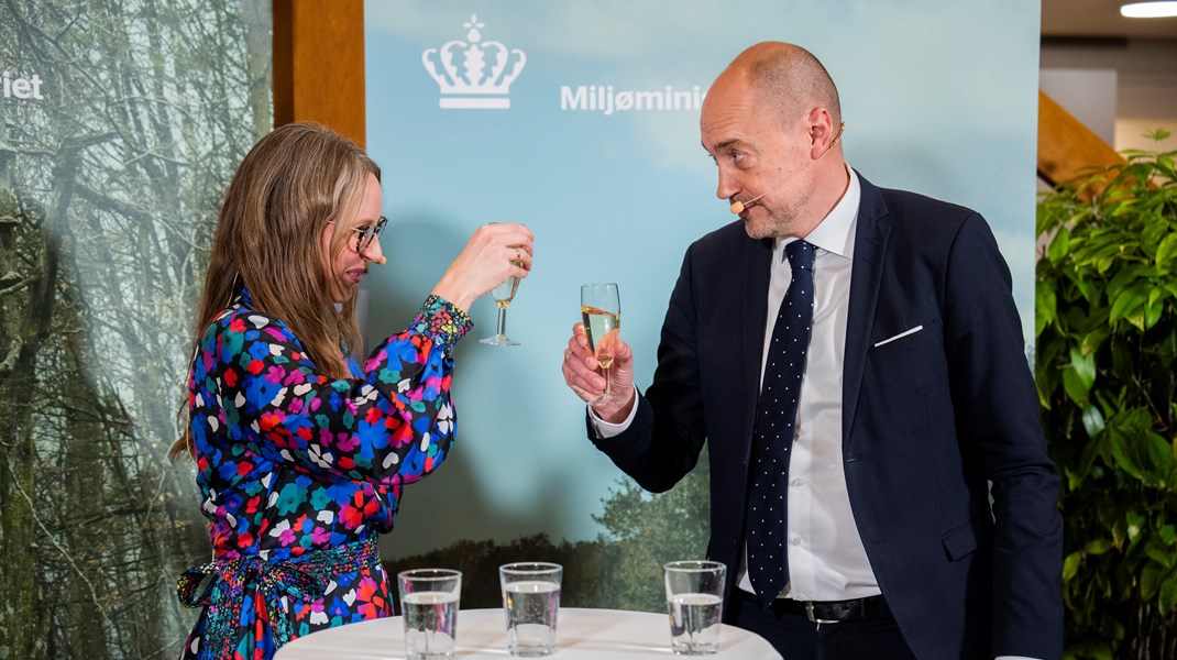 Magnus Heunicke (S) overtog torsdag posten som landets miljøminister fra Lea Wermelin (S). 