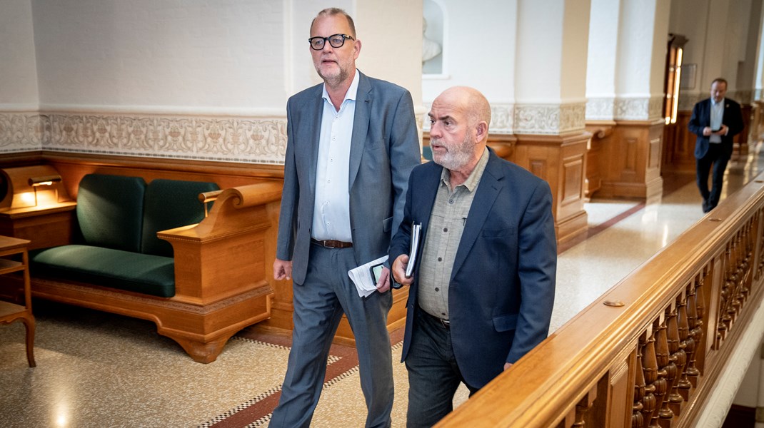 Søren Espersen (DD) og Lars Christian Lilleholt (V) bliver henholdsvis formand og næstformand for Kirkeudvalget. 