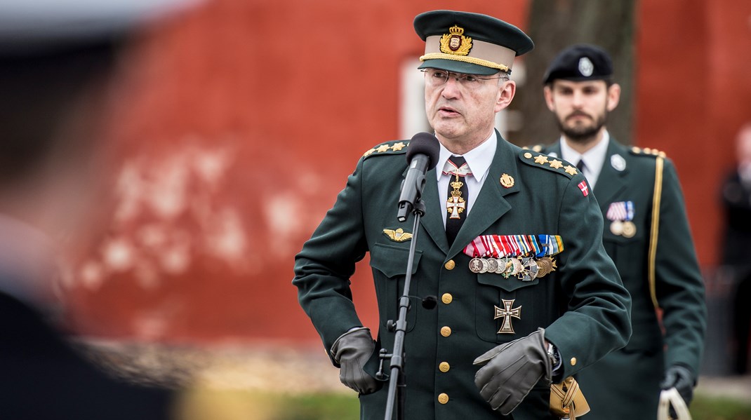 Per Ludvigsen gik i 2017 på pension som viceforsvarschef. Her ses han ved ceremonien, hvor han takkede af. Han har også før været chef for Personelstaben under Forsvarsstaben og chef for Hærens Operative Kommando.