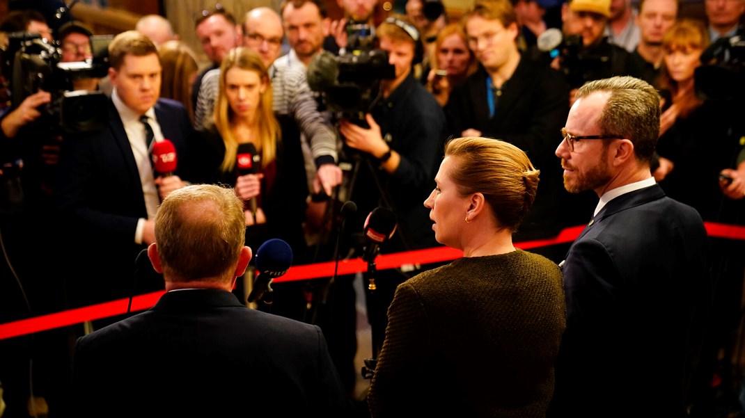 Se Frederiksen, Løkke og Ellemann svare på spørgsmål om store bededag 