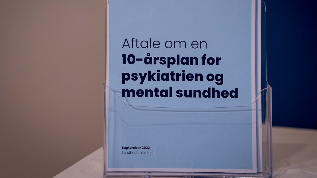 Psykiatrisk Selskab i åbent brev til ministeren: Lad os hjælpe med at fordele psykiatriens penge