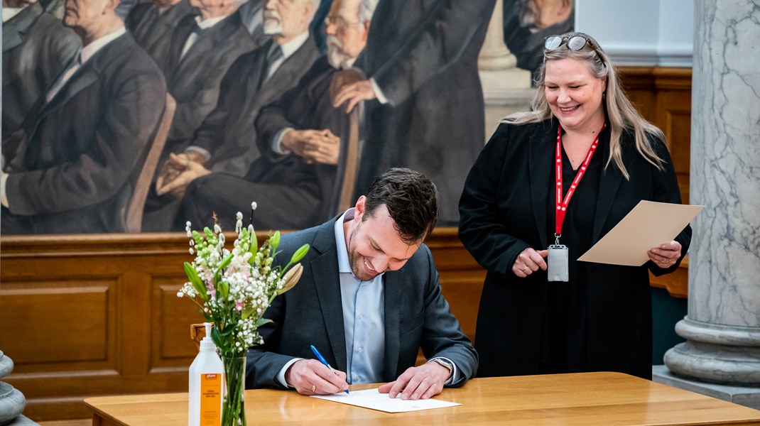 Tobias Grotkjær Elmstrøm er barslende retsordfører for Moderaterne.