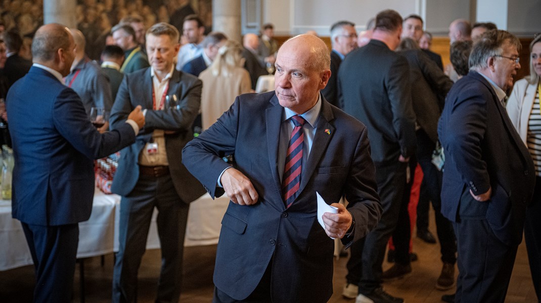 Søren Gade til sin 60-års fødselsdagsreception på Christiansborg.