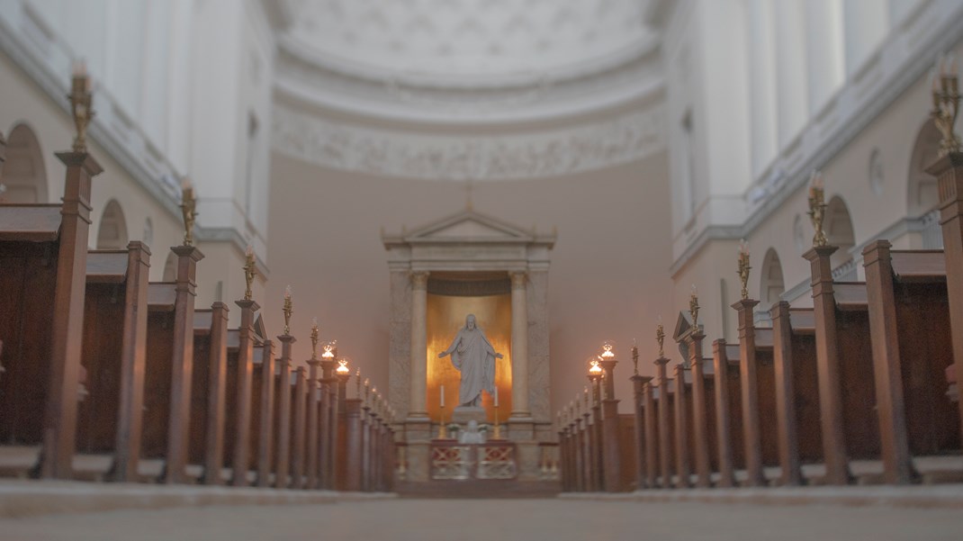 12,3 procent af danskerne går ofte eller regelmæssigt i kirke, viser nyt studie. Arkivfoto.