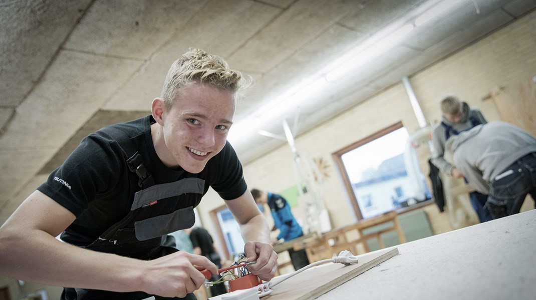 Blidstrup
Efterskole er i gang med at opgradere efterskolens undervisningsfaciliteter så værkstedsfaciliteterne matcher den virkelighed, der
venter eleverne.